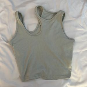 Shein ribbed crop top